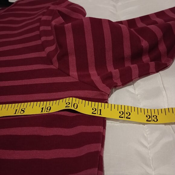 Laura Scott Flared 3/4 Sleeve Shirt L Never Worn - Picture 8 of 10